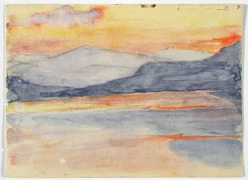 Landscape study, fell at sunset, | Free Photo - rawpixel