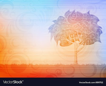 Landscape vector image