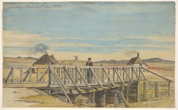 Landscape with a Bridge Near | Free Photo - rawpixel
