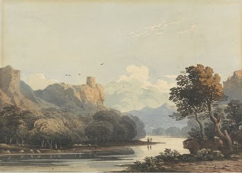 Landscape with a Distant Tower | Free Photo - rawpixel