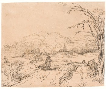 Landscape with a hunter and | Free Photo - rawpixel