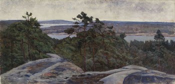 Landscape with a lake, 1875 | Free Photo - rawpixel