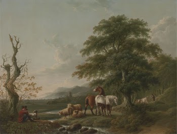 Landscape with a Shepherd | Free Photo - rawpixel