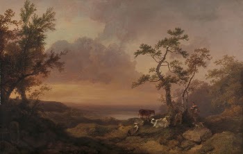 Landscape with Cattle and Peasant | Free Photo - rawpixel