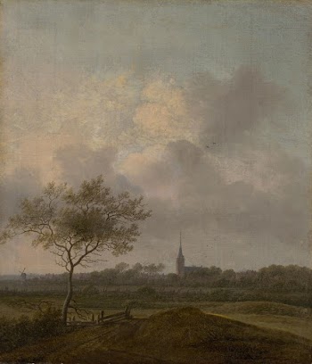 Landscape with church in rijswijck | Free Photo - rawpixel
