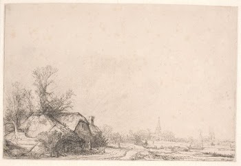 Landscape with cottages by a canal | Free Photo - rawpixel
