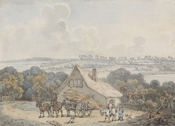 Landscape with Hay Cart before a Cottage | Free Photo - rawpixel