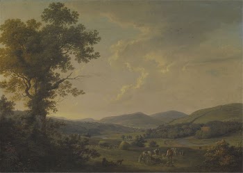 Landscape with Haymakers and a Distant | Free Photo - rawpixel