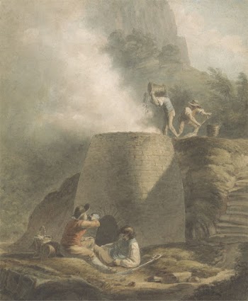 Landscape with Lime-Kiln and Workmen | Free Photo - rawpixel