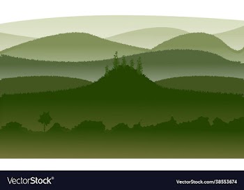 landscape with mountains view