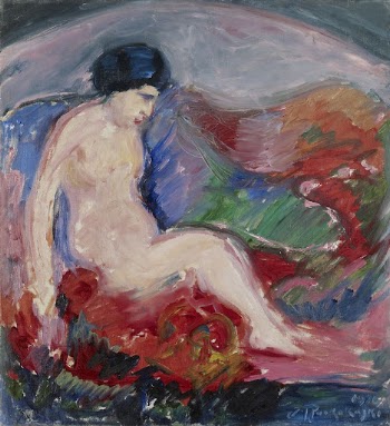 Landscape with nude, 1914 | Free Photo - rawpixel