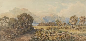 Landscape with River and Mountains | Free Photo - rawpixel