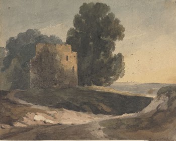 Landscape with Ruined Castle, Trees | Free Photo - rawpixel
