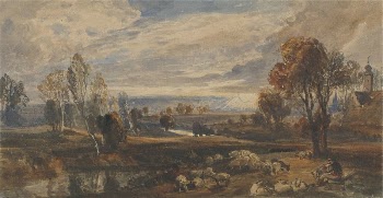 Landscape with Sheep | Free Photo - rawpixel