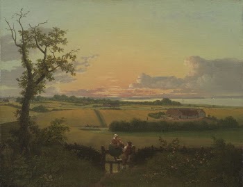 Landscape with stone, Møn by C.W. | Free Photo - rawpixel
