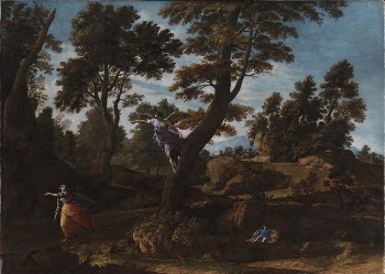 Landscape with the angel showing | Free Photo - rawpixel