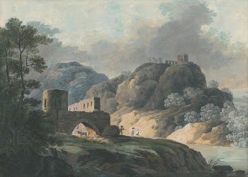 Landscape with the ruins of the castle | Free Photo - rawpixel