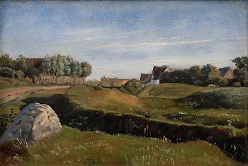 Landscape with Vejby seen from the north.Afternoon | Free Photo - rawpixel