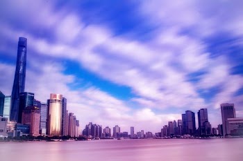 landscaped photo of a high rise buildings