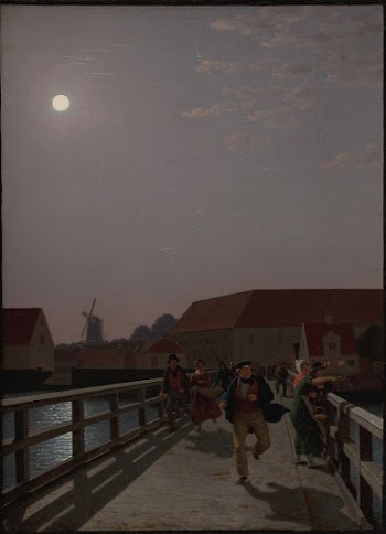 Langebro, Copenhagen, in the Moonlight | Free Photo - rawpixel