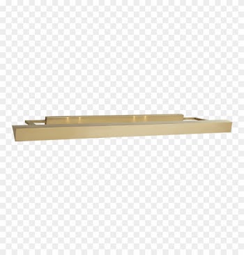 Langham Large Picture Light In Natural Brass - Shelf
