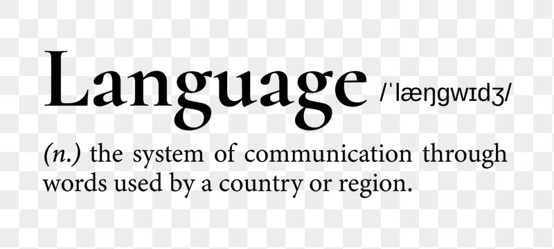 Language png dictionary word sticker, | Free PNG - rawpixel