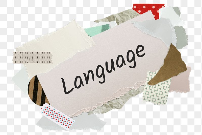 Language png word sticker, aesthetic | Free PNG - rawpixel