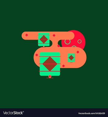 Lantern of chinese new year vector image