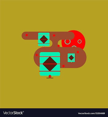 Lantern of chinese new year vector image