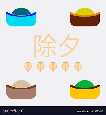 Lantern of chinese new year vector image