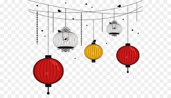 Lantern Portable Document Format Illustration - Japanese lantern 