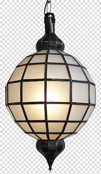 Lanterns, gray and black pendant light transparent background PNG clipart