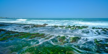 Laomei Green Reef - Taiwan North Coast seasonal features, shot in Shimen District, New Taipei, Taiwan.