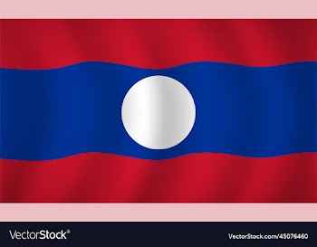 laos flag background
