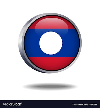 laos flag button