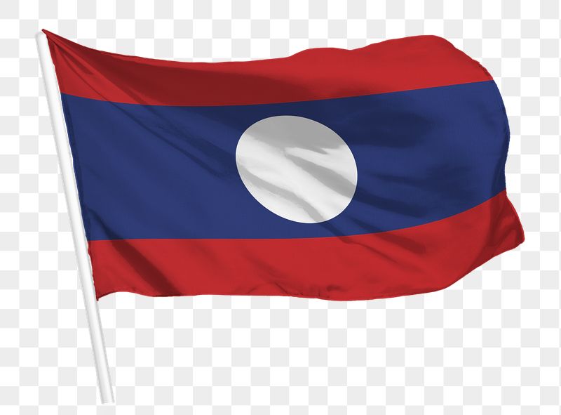 Laos flag png waving, national | Free PNG - rawpixel
