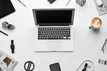 Laptop and Coffee