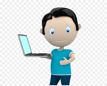 Laptop Computer case Businessperson 3D computer graphics - Business people holding a computer 