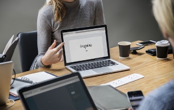 Laptop Computer Displaying Inspire Text