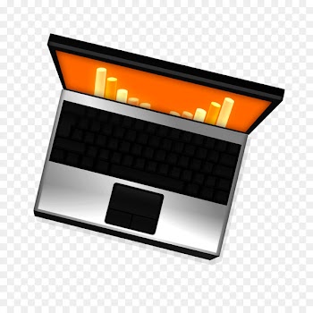 Laptop Computer Facebook - Cartoon computer model 