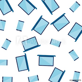 laptop computer pattern background