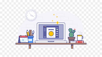 Laptop Computer Vector graphics editor - Computer desk Su 