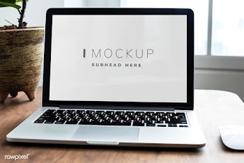 Laptop digital device screen mockup | Free stock psd mockup - 527590