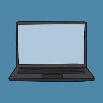 Laptop doodle mockup, cute digital | Free PSD Mockup - rawpixel