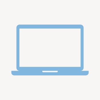 Laptop icon, line art graphic | Free Icons - rawpixel