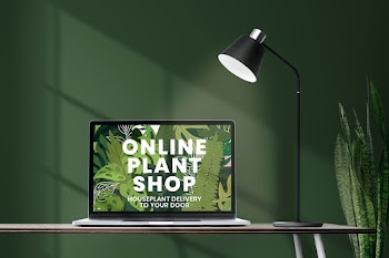 Laptop mockup psd home office | Free stock photo | High Resolution image