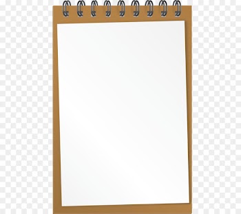 Laptop Paper Notebook - White notebook 