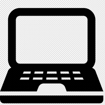 Laptop png black and white 4 » PNG Image