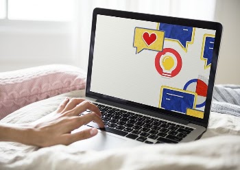 Laptop screen mockup, digital device | Free PSD Mockup - rawpixel