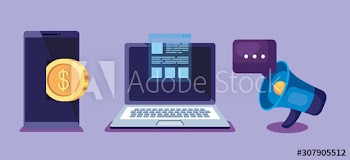 Laptop smartphone and megaphone design